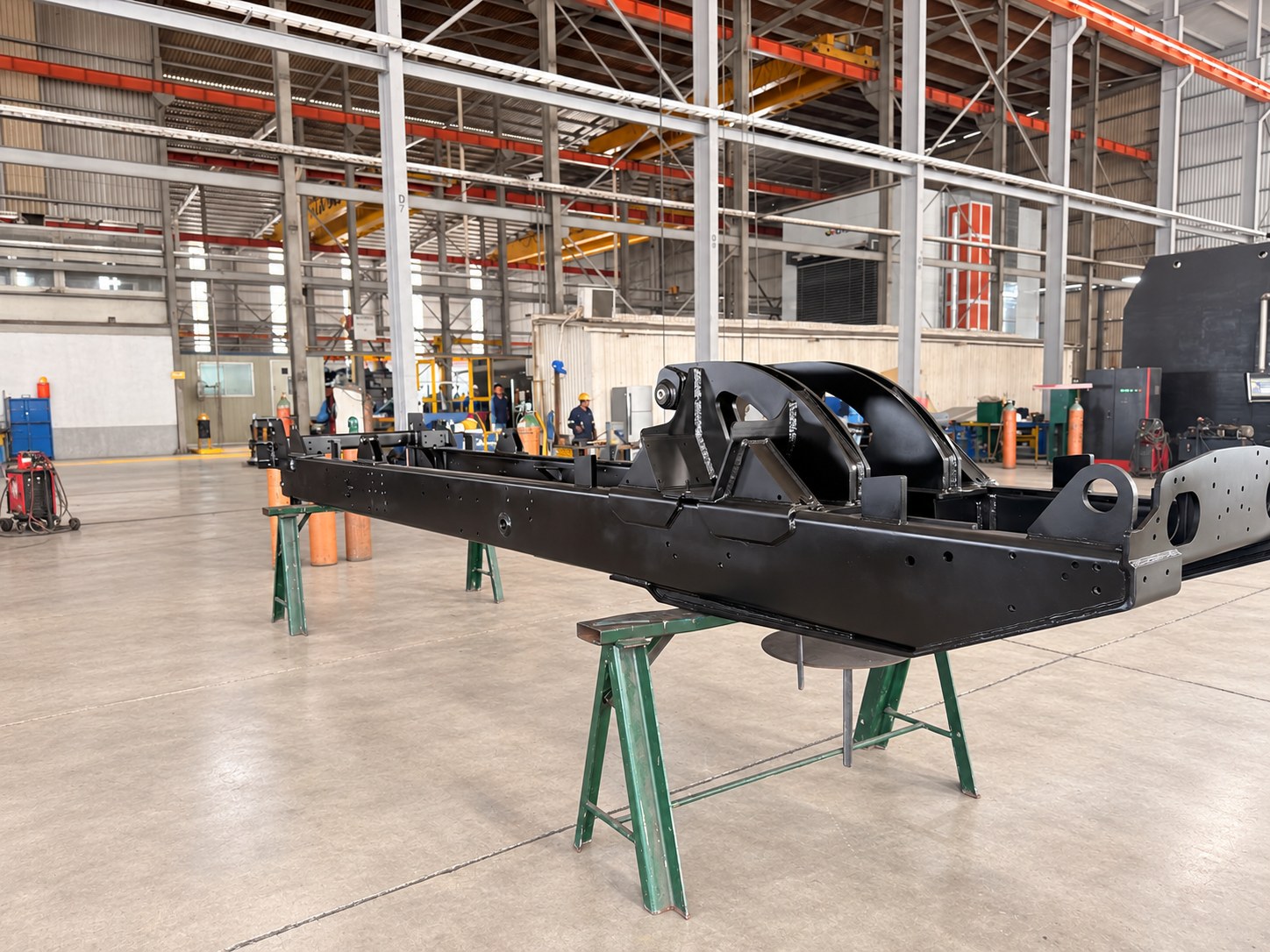 Welded truck frame manufactured at IONSA