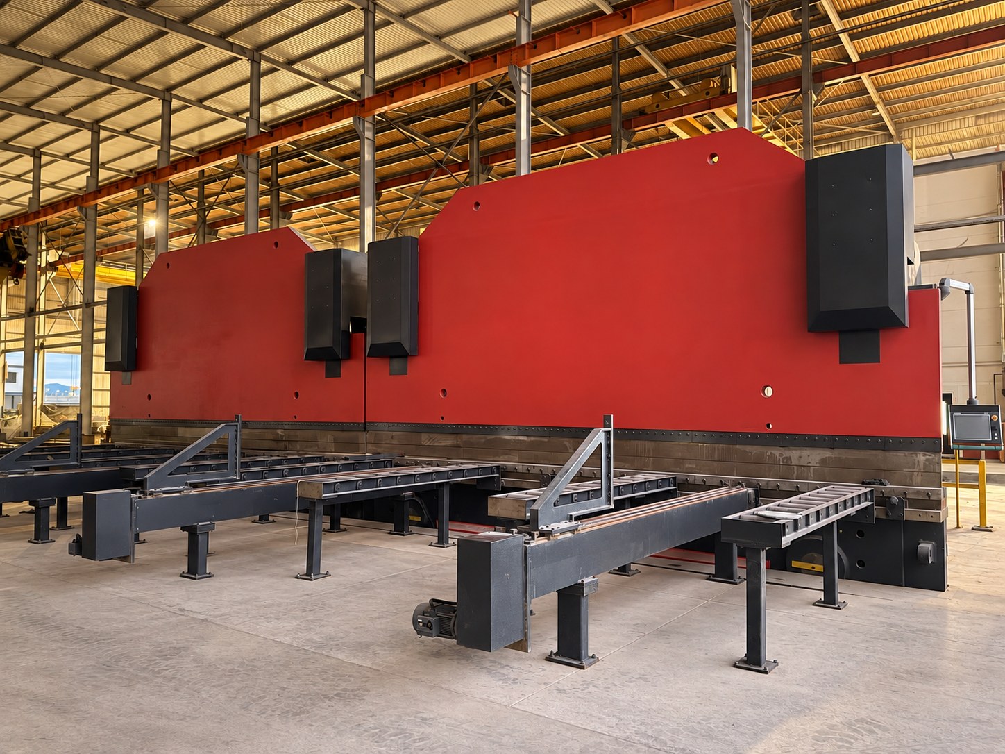 Large-capacity CNC press brake
