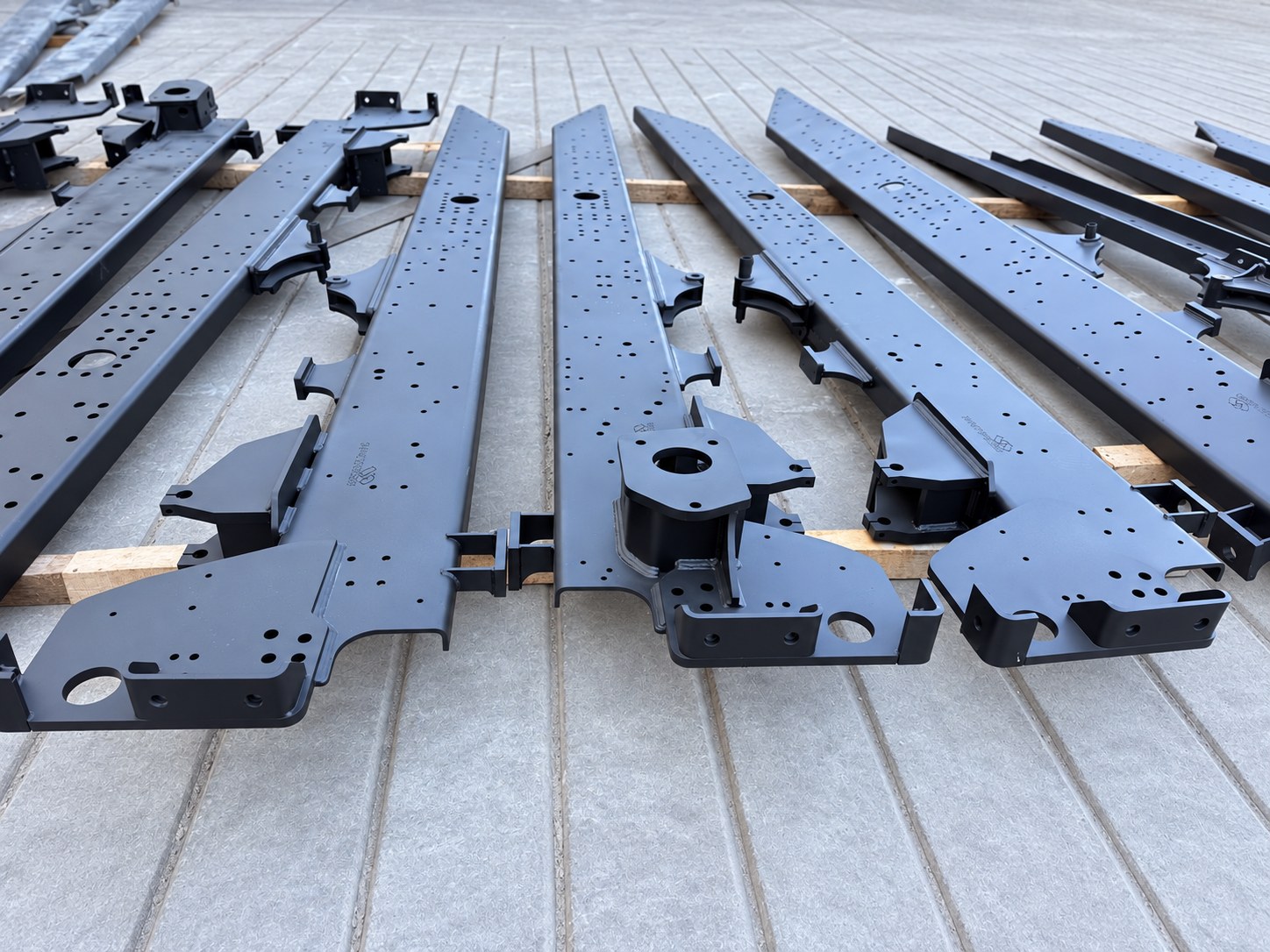 Bolted frame rails