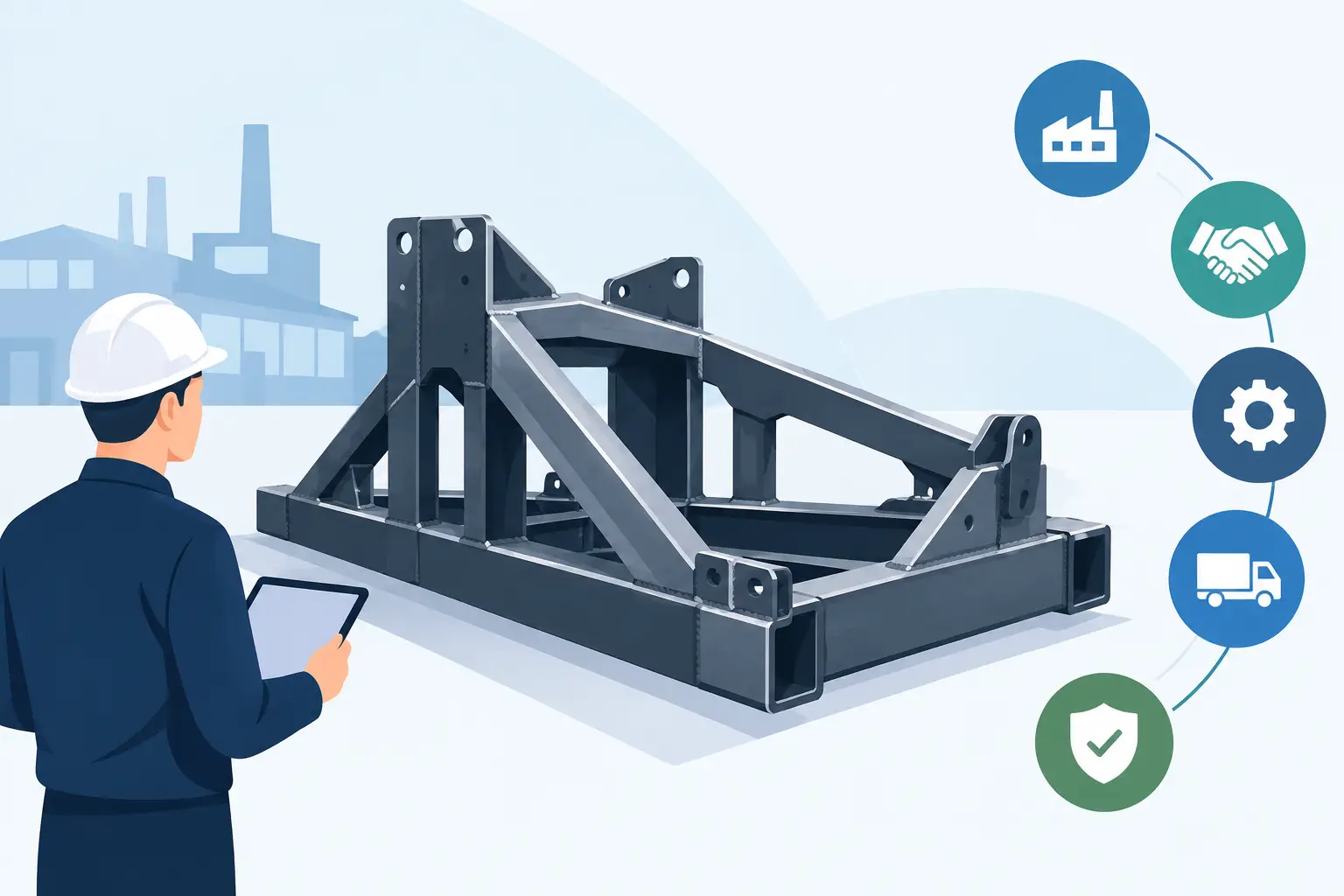 Large weldment sourcing guide for OEM buyers