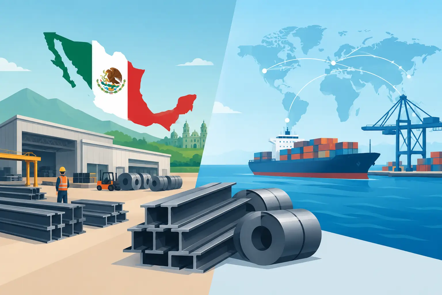 Mexico versus offshore sourcing for heavy steel